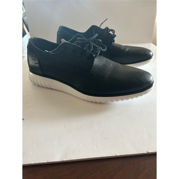 Calvin Klein Other - Calvin Klein TEODOR Soft Leather Shoes Dress Sneakers Black Size 13 Rtail $180